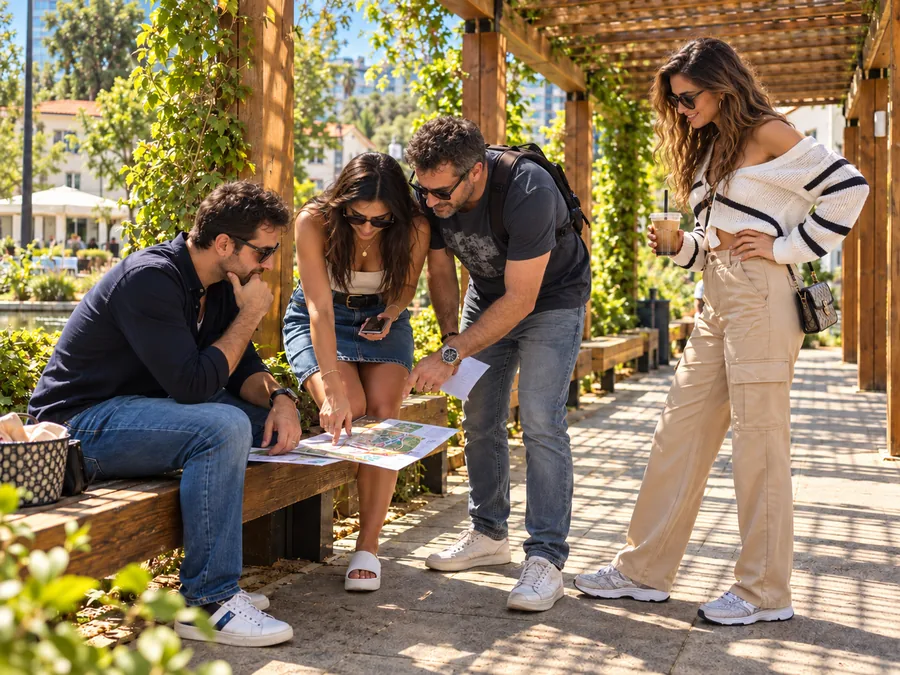 קווסט אורבני בשרונה — חדר בריחה פתוח במתחם שרונה ובשרונה מרקט