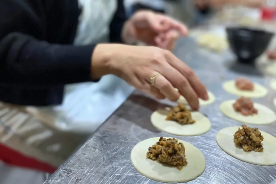 Dim Sum Class — Hand-folded dumplings, and wonton soup